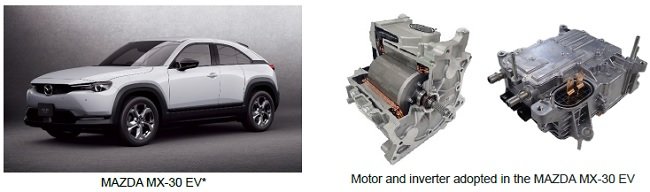 Hitachi Astemo EV motor and inverter adopted in Mazda's first mass-produced electric vehicle MAZDA MX-30 EV MODEL